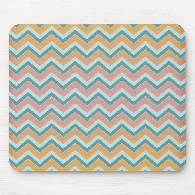 Mousepad ZigZag - Cores Aquecidas Moles (Frente)