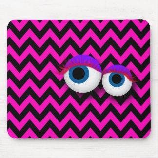 Mousepad ZigZag eye Monster pad : pink