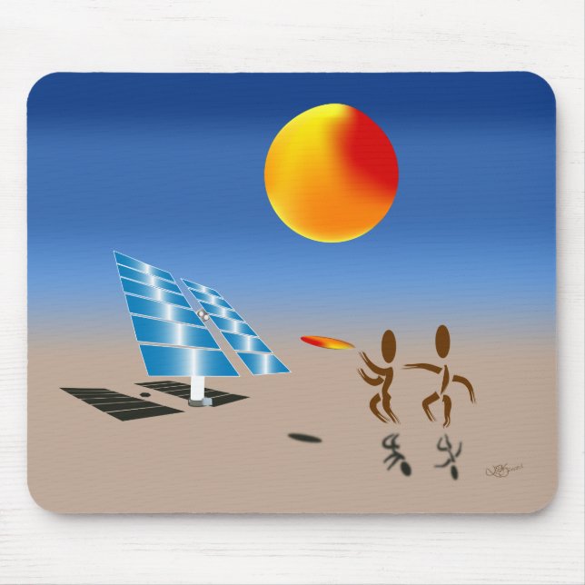 Mousepad Zinglees ~ Energia solar (Frente)