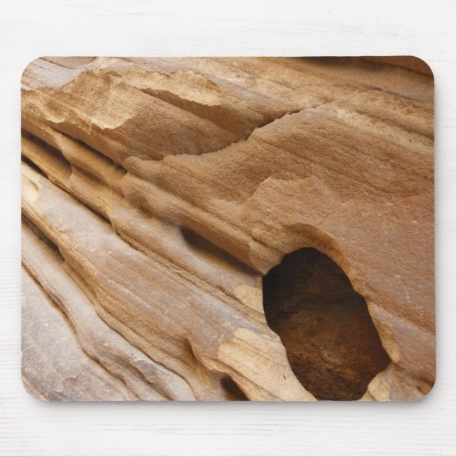 Mousepad Zion Canyon Wall I Abstrato Natureza Fotografia (Frente)