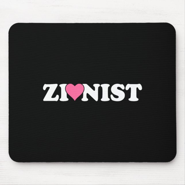 Mousepad Zionist Funny Valentine Day Retro Love Meme Family (Frente)