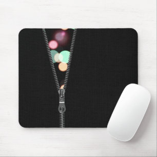 Mousepad Zipper com Luzes Bokeh