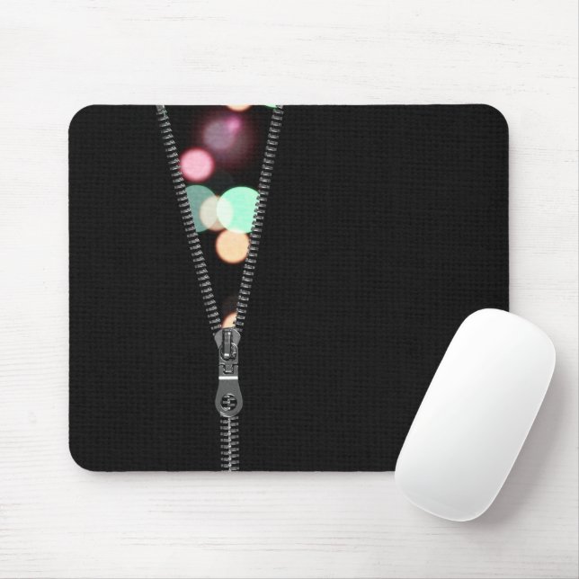 Mousepad Zipper com Luzes Bokeh (Com mouse)