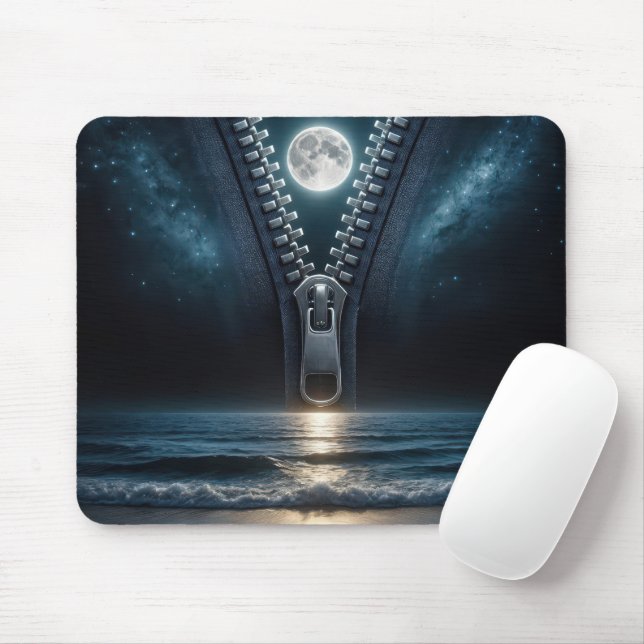 Mousepad Zipper Unzipper Moonlight (Com mouse)