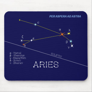Mousepad Zodiac Constelação Aries
