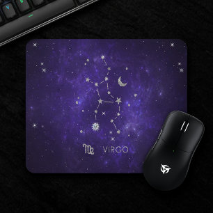 Mousepad Zodiac Roxo   Astrologia Cósmica Horoscópio