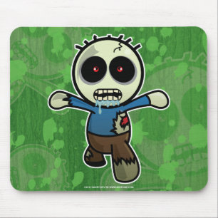 Mousepad Zombi pequeno bonito dos desenhos animados