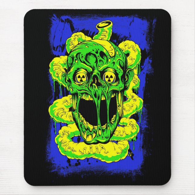 Mousepad Zombi tóxico (Frente)