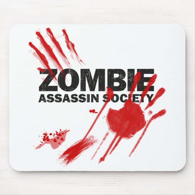 Mousepad Zombie Assassin Society (Frente)