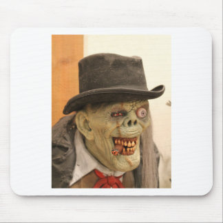 Mousepad Zombie com Charuto e Chapéu Superior
