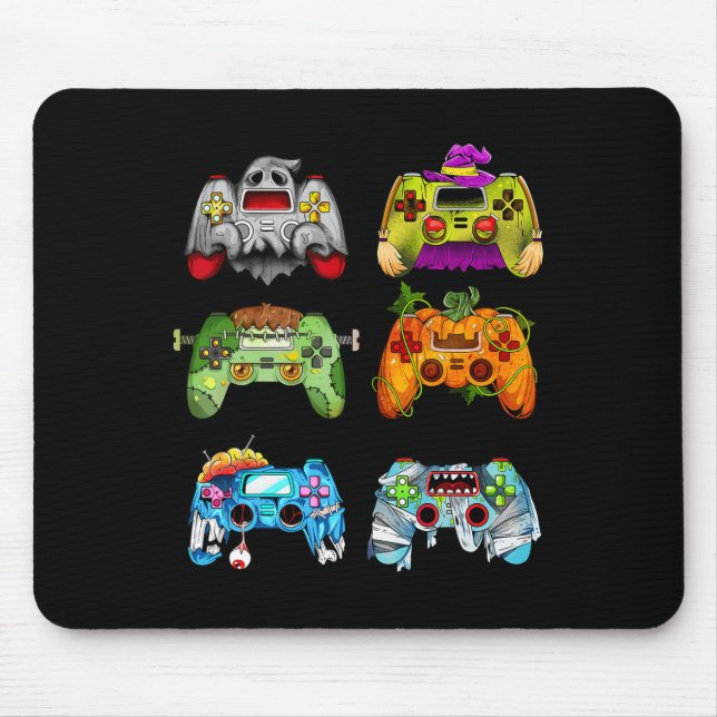 Mousepad Zombie dos controladores de jogos da bruxa do Hall (Frente)