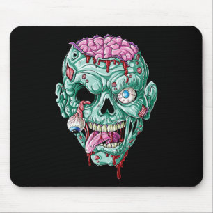 Mousepad Zombie Roel Brain Halloween Boys Men Women S