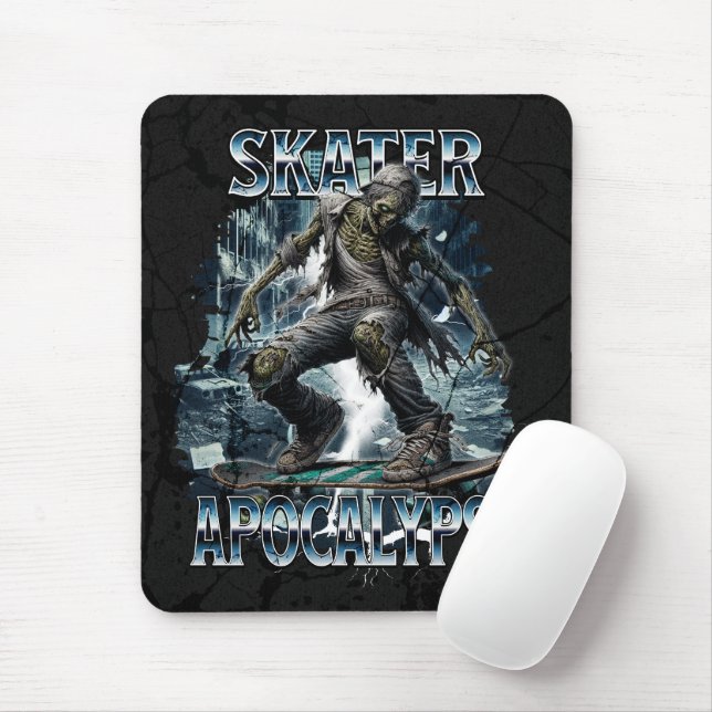MOUSEPAD ZOMBIE SKATER APOCALYPSE (Com mouse)