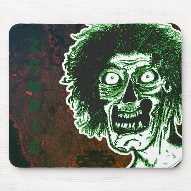 Mousepad ZOMBIE - Verde (Frente)