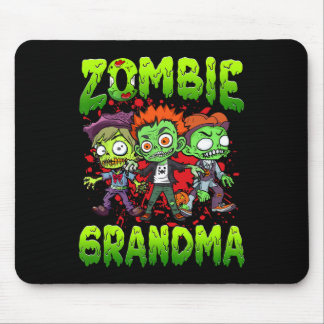 Mousepad Zombie Vovó Halloween Figurume Family Combinação