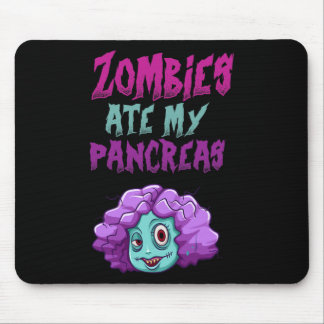 Mousepad Zombies Ate My Pancreas T1d Type 1 Diabetes Girls 