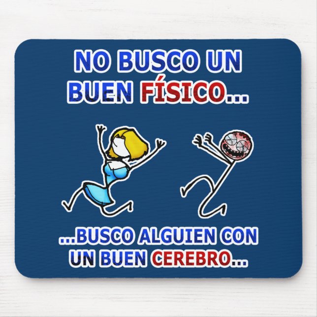 Mousepad Zombis - nenhum un do busco buen o físico… (Frente)