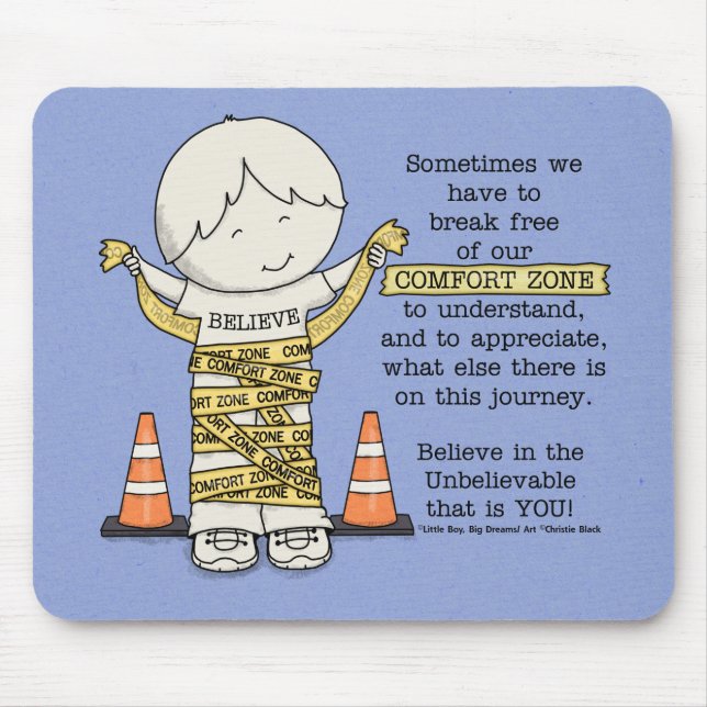 Mousepad Zona de conforto (Frente)