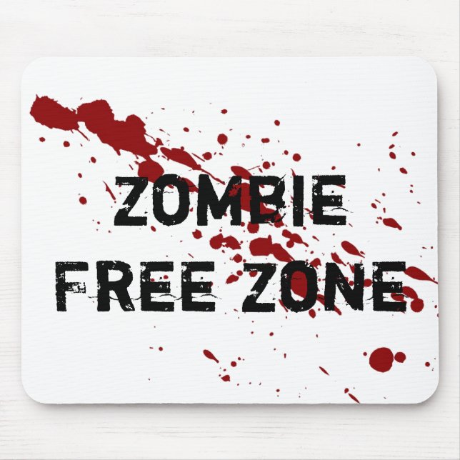 Mousepad Zona franca do zombi (Frente)