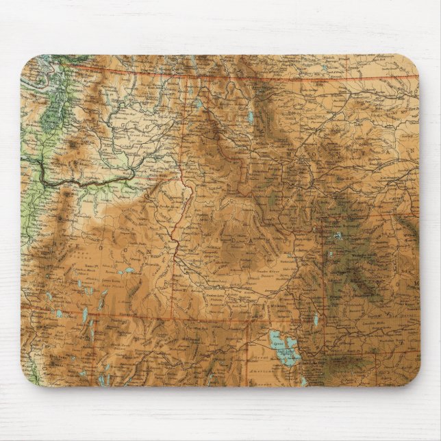 Mousepad Zona Oeste dos Estados Unidos (Frente)