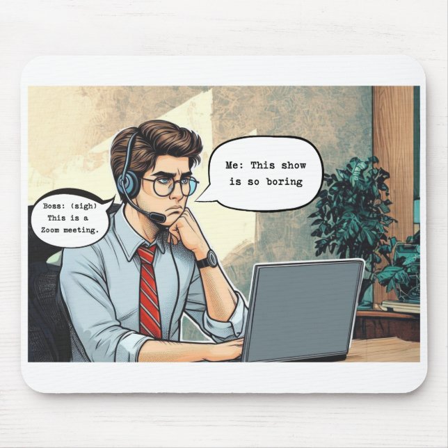 Mousepad 'Zoom Gloom' Pad do Mouse (Frente)