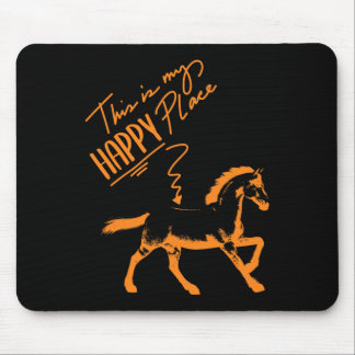 Mousepad Zum Reiten Geboren Horses Rapariga Cavaleira Prese