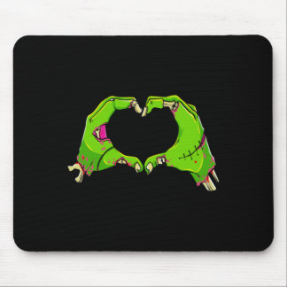 Mousepad Zumbis do Coração Dia das Bruxas Roupas Divertidas