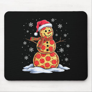 Mousepad Zza Boneco de Neve - Chapéu de Papai Noel - Festa