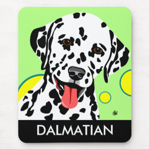 Mousepads Felizes de Cachorro Dálmata