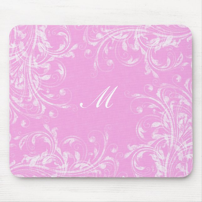 Mousepads feminino cor-de-rosa (Frente)