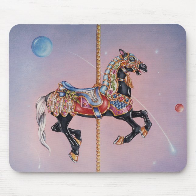 Mousepads - Petaluma Carousel Horse 1 (Frente)