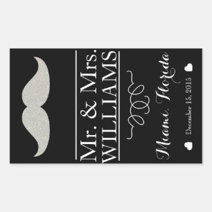 moustache feito sob encomenda da mesa da etiqueta