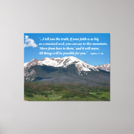 Mova Essa Canvas Inspiradora De Montanha