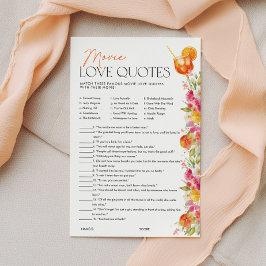 Move love quotes Spritz Bridal Shower Game