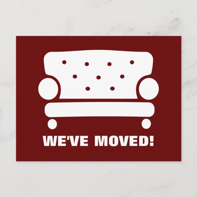 Móveis movendo cartões postais para novo endereço (Frente)