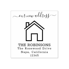 Movendo Carimbo de Borracha de Texto Personalizado