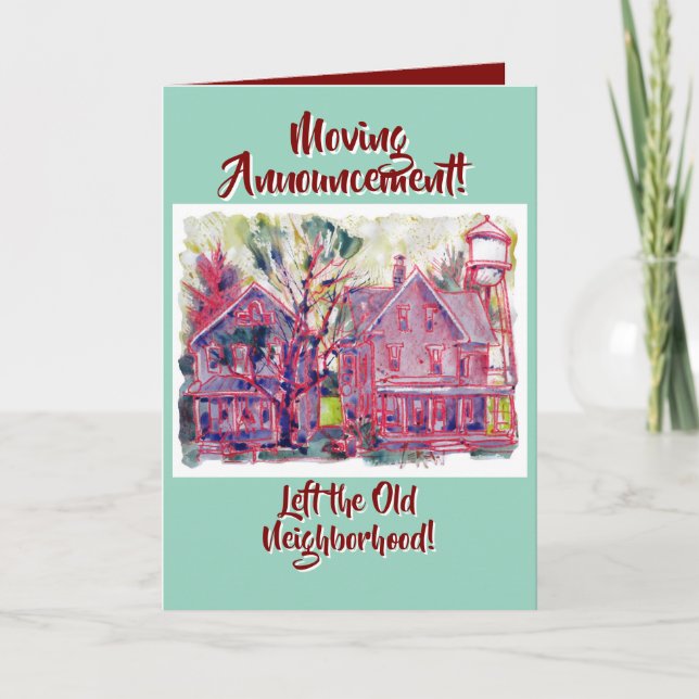 Movendo Cartão de Saudação de Anúncio (Frente)