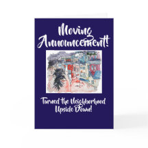 Movendo Cartão de Saudação de Anúncio