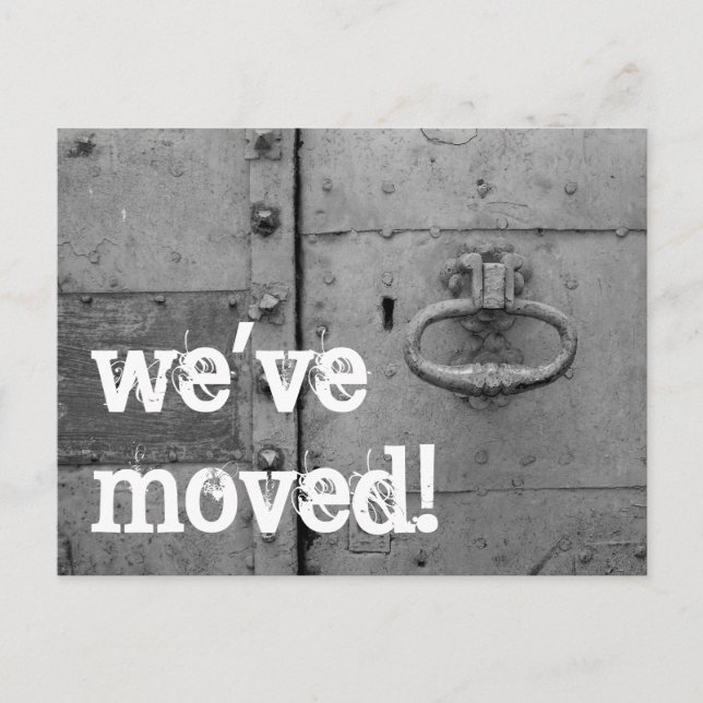 Movendo cartões postais com puxador de porta e fec (Frente)