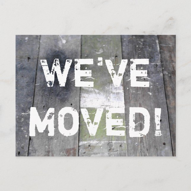 Movendo cartões postais | velhas pranchas de madei (Frente)