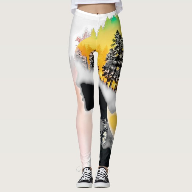 "Mover Leggings Ativas e de Salto Premium Livremen (Frente)