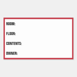 Mover Rótulos - Etiquetas da Caixa de Armazenament