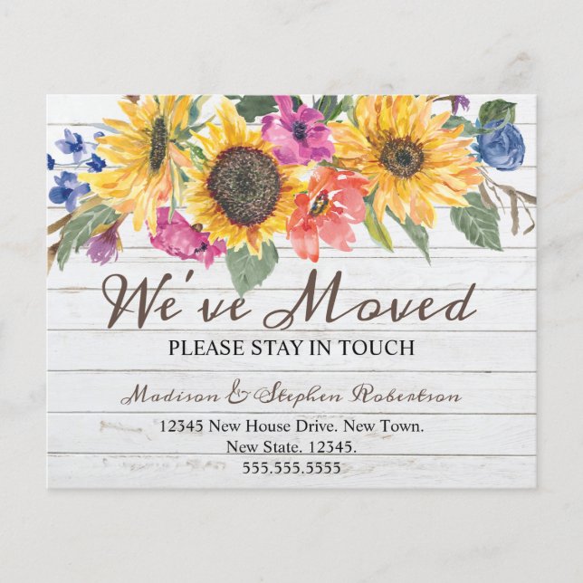 Movimentação de girassol de orçamento | Mudança de (Frente)