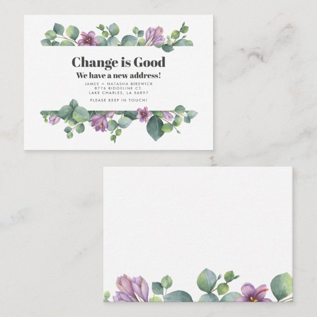 Movimentamos o anúncio de movimento Eucalyptus (Frente/Verso)