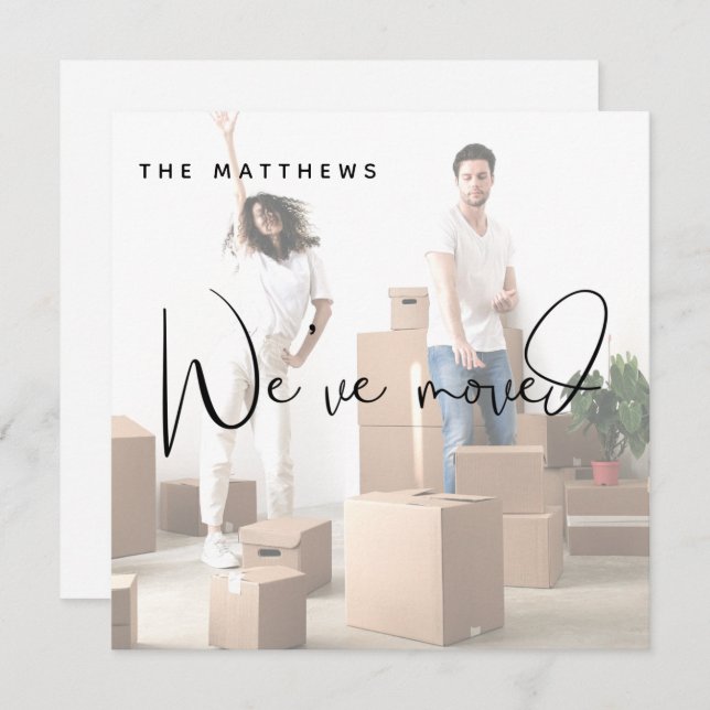 Movimentamos o Anúncio de Mudança de Foto de Ender (Frente/Verso)