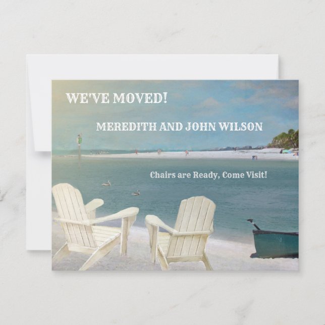 Movimentamos o cartão de anúncio de mudança de Oce (Frente)