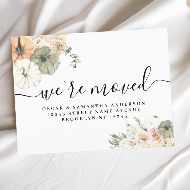 Movimentamos o cartão | Pumpkins de Aquarela (Criador carregado)