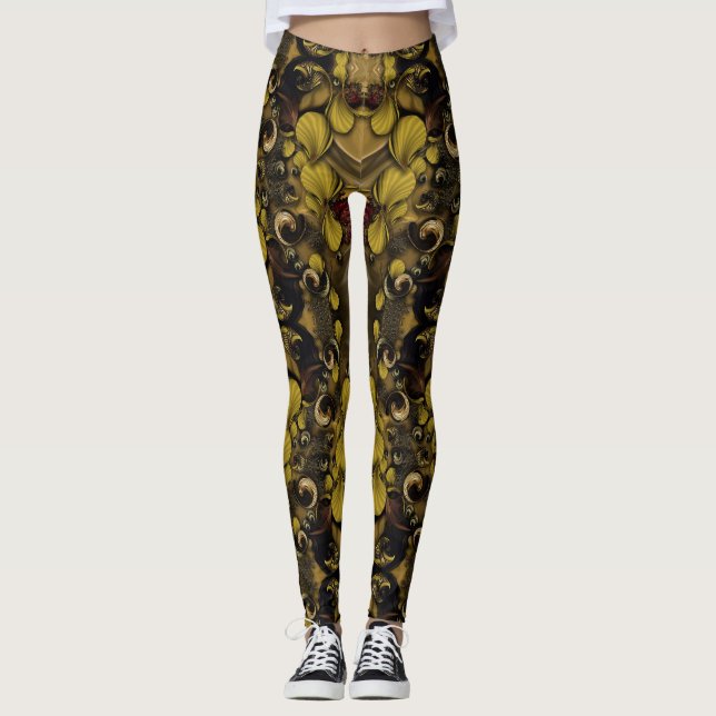 Movimento de vida, leggings femininas (Frente)