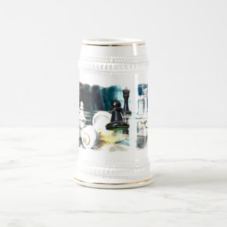 Movimento de Xadrez Caneca de Cerveja
