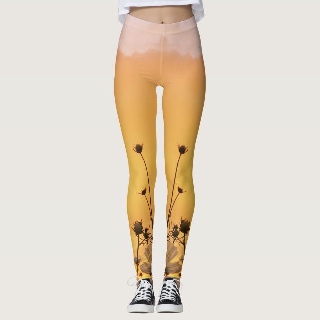 Movimento Mindful: Calças de ioga e leggings femin (Frente)